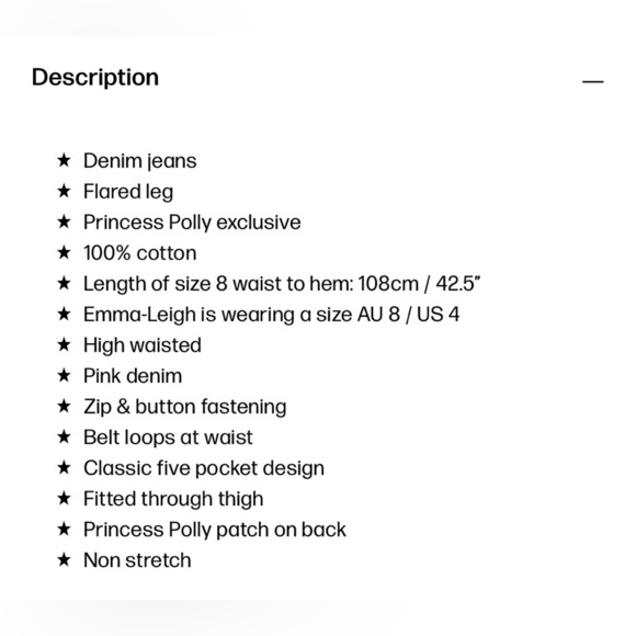 Princess Polly Cabarita Lounge Denim Jeans - Picture 6 of 6